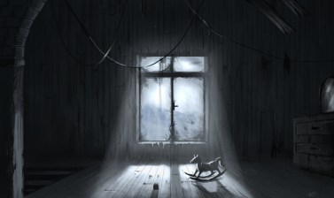 spooky bedroom